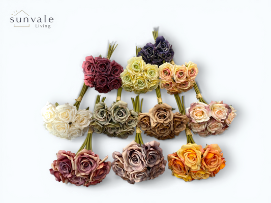 Autumn Breeze Hand-Tied Rose Bouquet