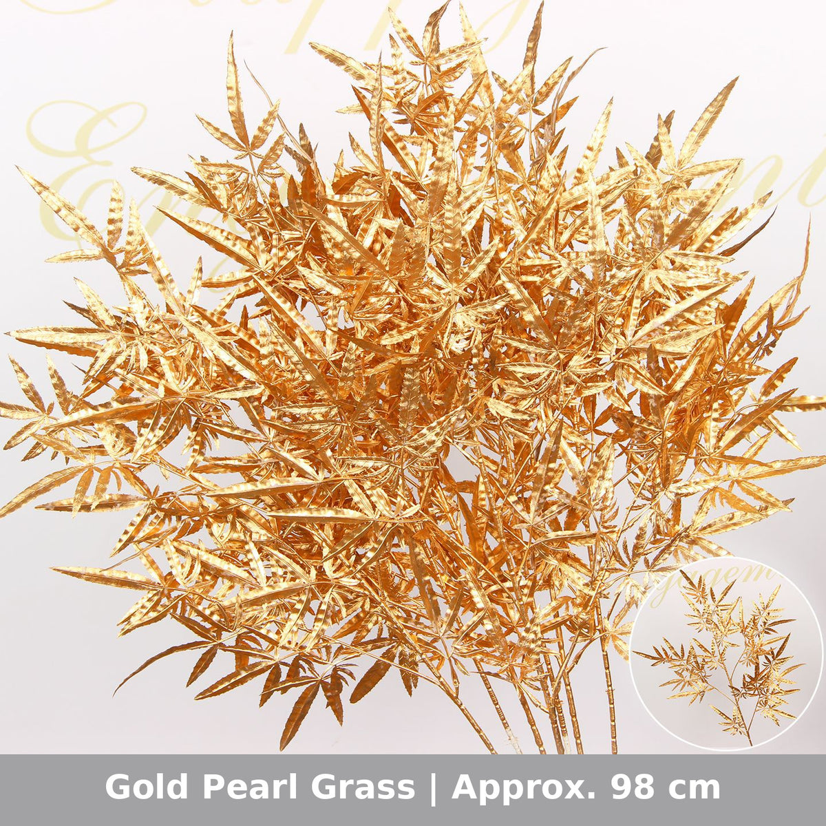 Gold Pearl Grass | Approx. 98 cm artificial holiday floral decoration by Sunvale Living