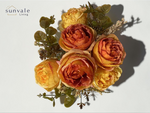 9-Head Autumn Breeze Tea Rose Bush Bouquet wholesale product image