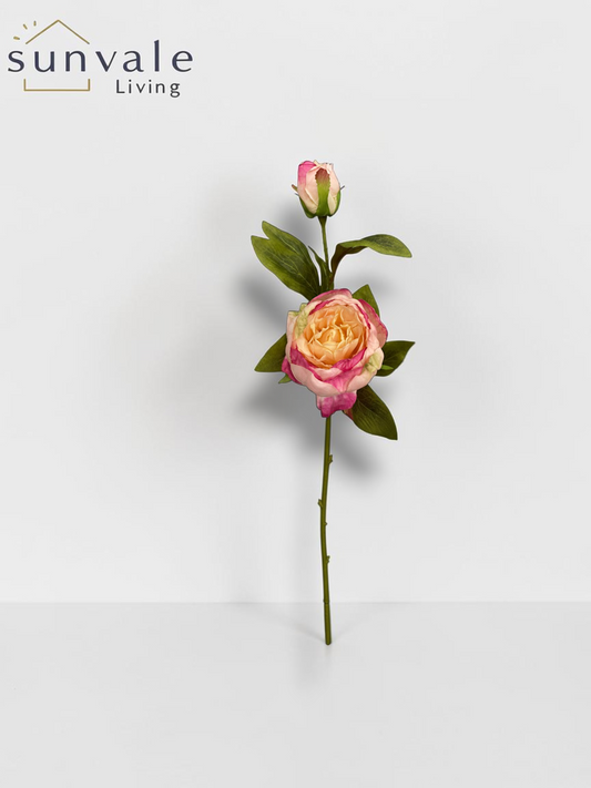 2-Head Antique Burnt-Edge Peony Stem wholesale product image