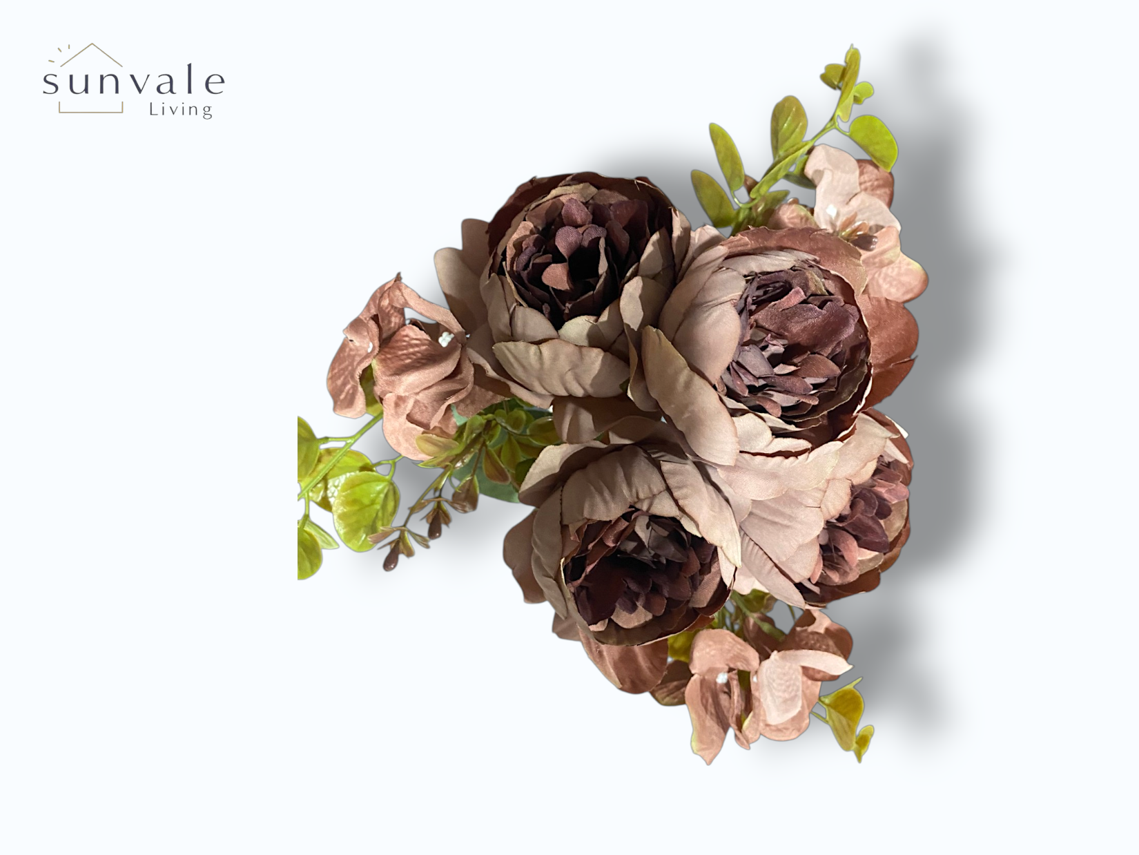 7-Head Antique Angular Rose Decorative Bush Bouquet wholesale product image