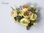 9-Head Autumn Breeze Peony Bush Bouquet wholesale product image