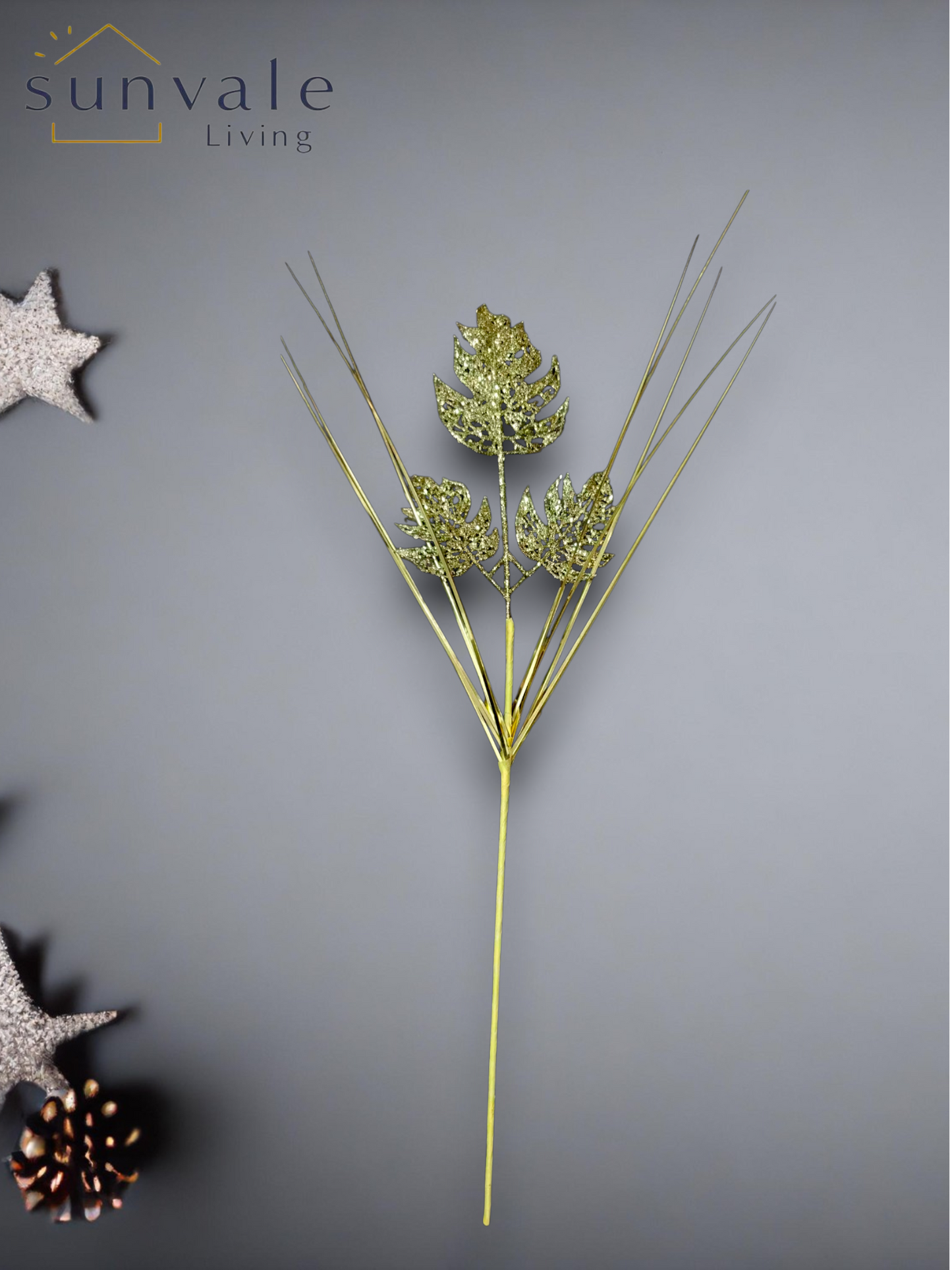 Lime Green berry twig artificial holiday decoration spray by Sunvale Living