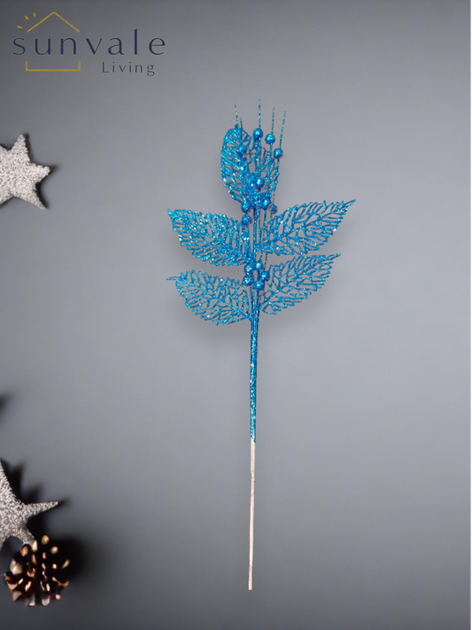 Festive Shimmering Leaf Spray wholesale product image