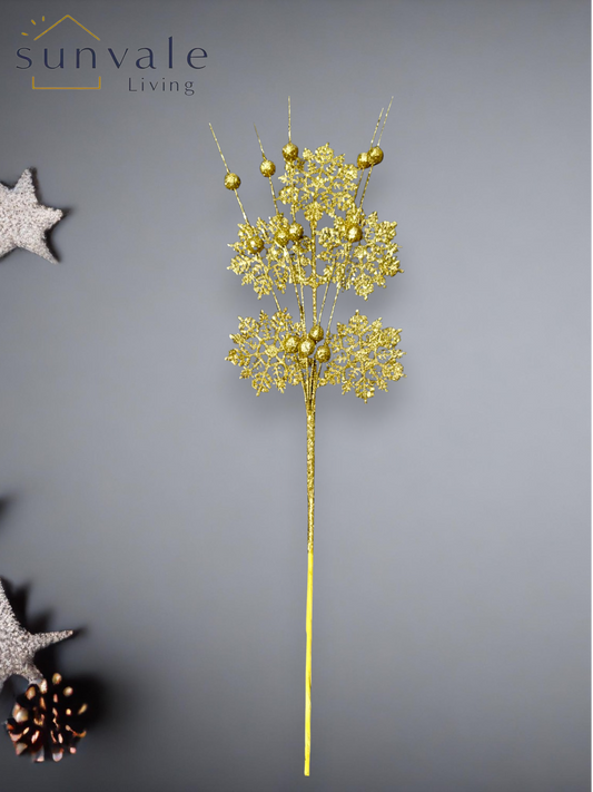 Festive Gilded Snowflake Spray wholesale product image
