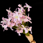 Artificial Ruffled Blossom Spray in Blush Pink