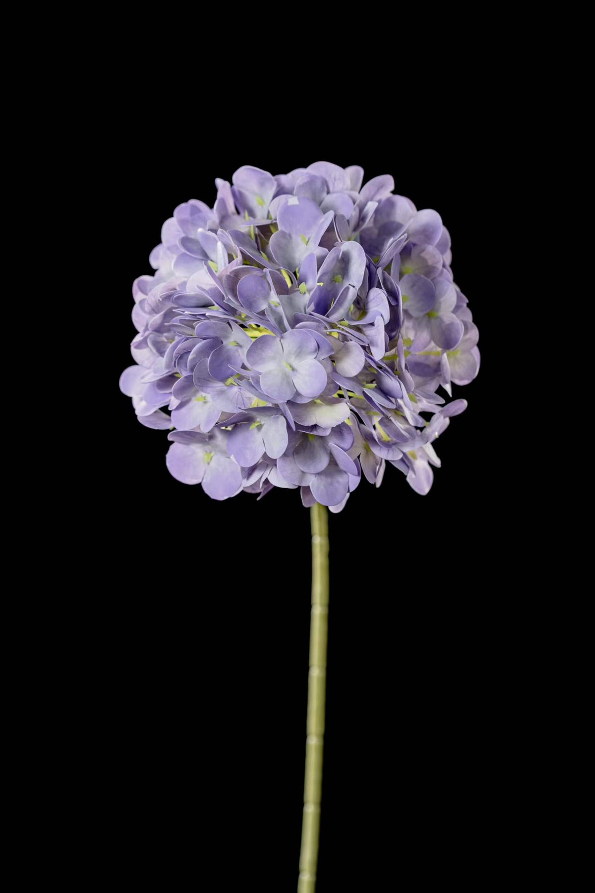 Artificial Mophead Hydrangea Stem in Pale Lilac