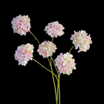 Artificial Antique-Tone Hydrangea Spray in Blush Pink