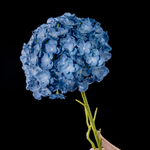 Artificial Large-Bloom Hydrangea Stem in Blue