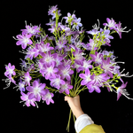 Artificial Long-Stamen Blossom Spray in Purple