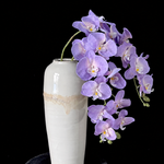 Artificial Phalaenopsis Orchid Stem in Purple