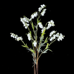 Artificial Bellflower Spray in White