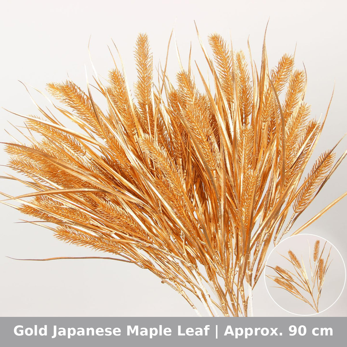 Gold Japanese Maple Leaf | Approx. 90 cm artificial holiday floral decoration by Sunvale Living